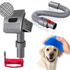 Groom Tool Attachments Brush with Trigger Lock & 24in Extension