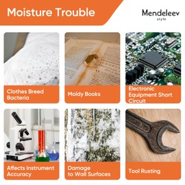 4 LB White Silica Desiccant Beads - Indicating Silica Gel Beads Drying Silica Beads Reusable Silica Gel Desiccant Dehumidifier