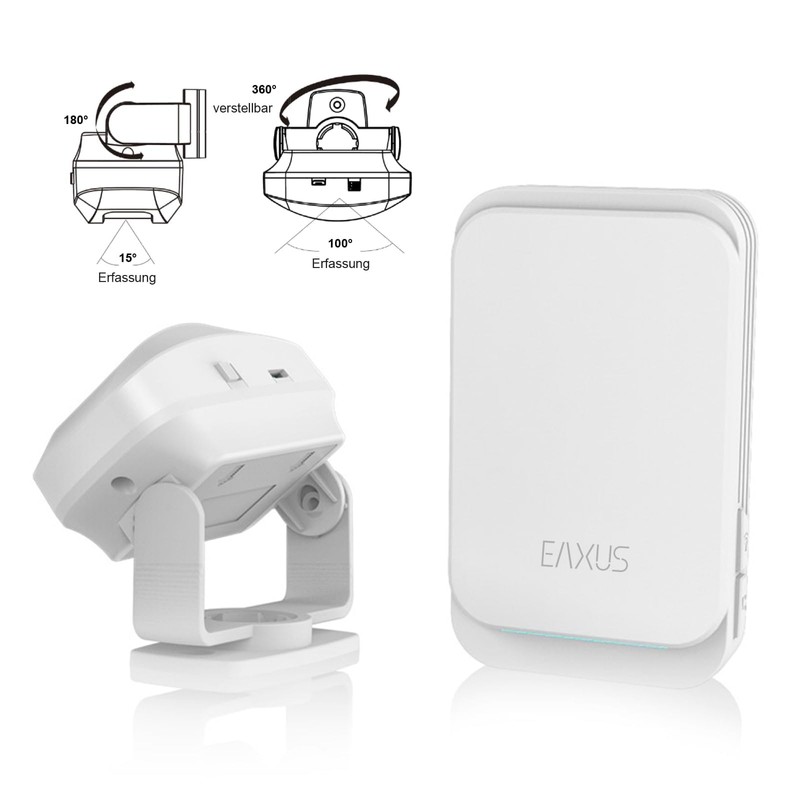 Eaxus® IC-You Wireless Doorbell and Shop Bell with Motion Sensor