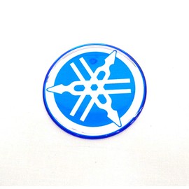 Yamaha Tuning Fork Emblem Sticker, Blue, Genuine Product, 1.6 inches (40 mm)