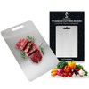 VIRALCRAFT Titanium Cutting Board 14"x10" – 100% Pure Titanium, Scratch