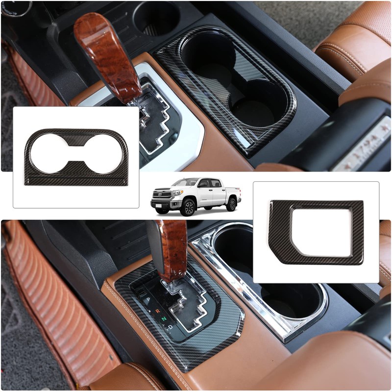 Fit for Toyot@ Tundra 2014-2021 Car Center Console Decoration Kit