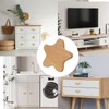 AINIUNIU Cabinet Knobs, Pack of 6 Solid Wood Drawer Knobs,