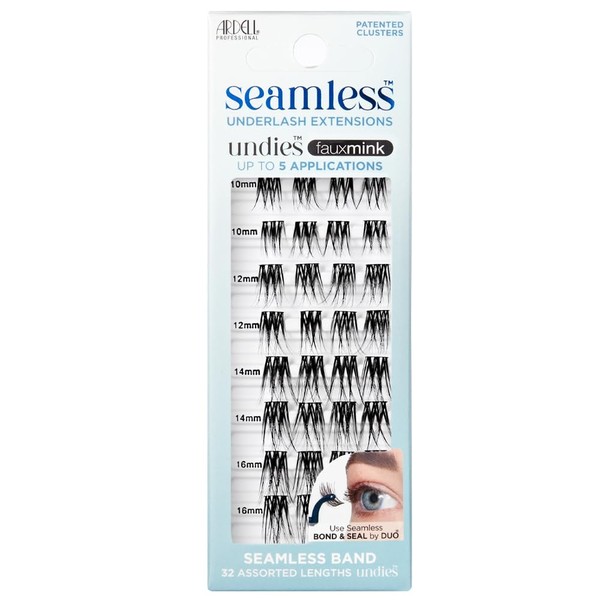 Ardell Seamless Extensions Refill Kit, Faux Mink, 32 Assorted Lengths,
