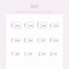 Pink Press on Toenails WLGDLH Fake Toenails Short Square Toe