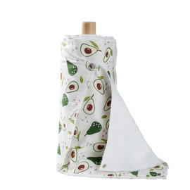 Reusable Kitchen Roll with Snap Fasteners 10 Pack - Eco Friendly & Reusable Paper Towel - Washable & Reusable Kitchen Towel Roll - Double Layered with Terry & Cotton Cloths, Zero Waste, Absorbent