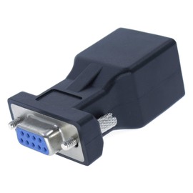 EDIMS DB9 to RJ45 Adapter RJ45 to RS232 Converter RJ45 Female to 9 Pin Adapter DB9 Female Serial COM Port to Network Port Adapter