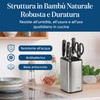 Joeji's Kitchen Ceppo portacoltelli da cucina universale senza coltelli con