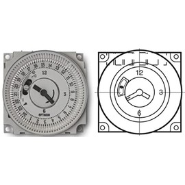 IDEAL Logic & Logic+ Combi Boiler Multifit Mechanical Timer Clock 24 Hour- OPTIMUM