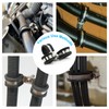 12Pcs 1-3/4 Inch Cable Clamps, 304 Stainless Steel Rubber Cushion