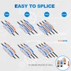 Lever Wire Connectors, HTCELLE 60-Piece Quick Connect Electrical Splicing Kit