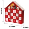 Wooden Advent Calender with 24 individual Drawers and Lights