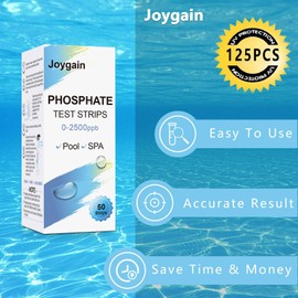 Phosphate Test Kit for Pool Hot-Tub: 50PCS Phosphate Test Strips Phosphate Pool Test for Hot Tub Spa Easy and Accurate to Dectect Phosphate Level