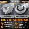 TIGHTSPOT 1-1/2 Inch Ratchet Combination Wrench with Precision Movement and