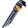 TRUSCO TRRL-9S Hex Wrench Set, Long Type, 9-Piece Set