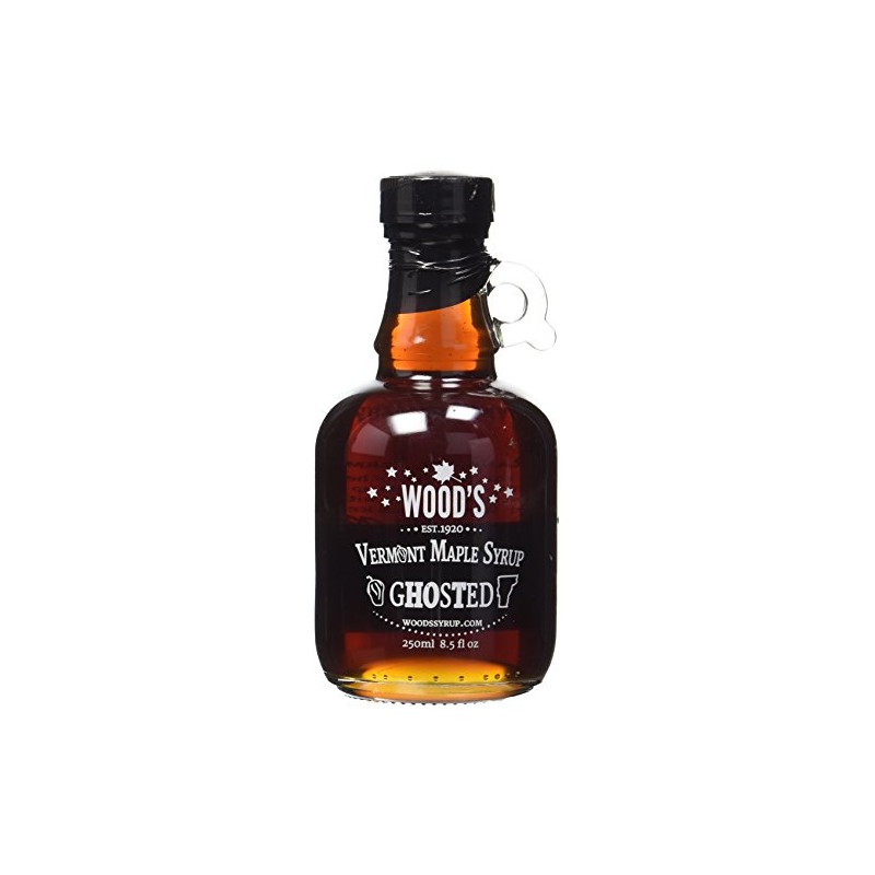 Wood's Ghost Pepper Vermont Maple Syrup - 8 ounce glass