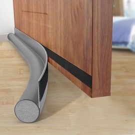 OUARTV - Protector y Guardapolvo para Puerta, Tira de Sellado Autoadhesiva con Velcro, Tope para Puerta de Bajo Puerta, Diseño Unilateral, Sellador Resistente Al Agua, Al Polvo y a Los Insectos
