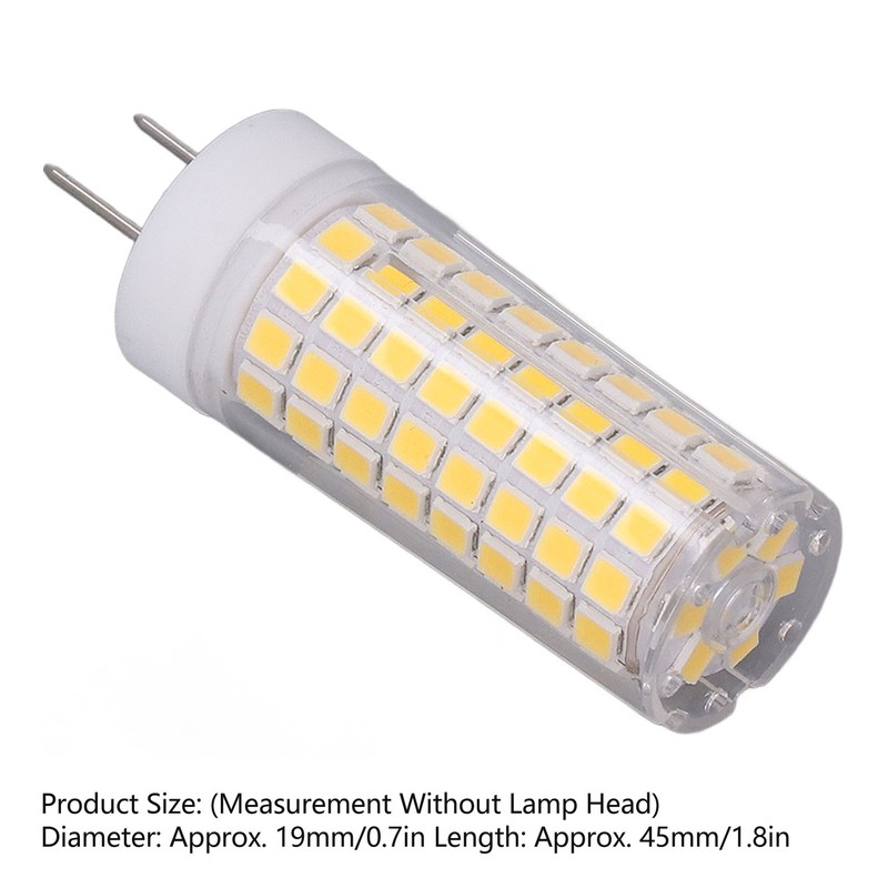 2Pcs LED Corn Bulb Natural Light Ceramic G8 102LED 10W