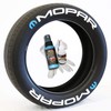 Tire Stickers Mopar with M Logo - Permanent DIY Glue
