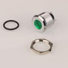 Gebildet 5pcs 16mm AC/DC 12-24V Stainless Steel Waterproof LED Indicator