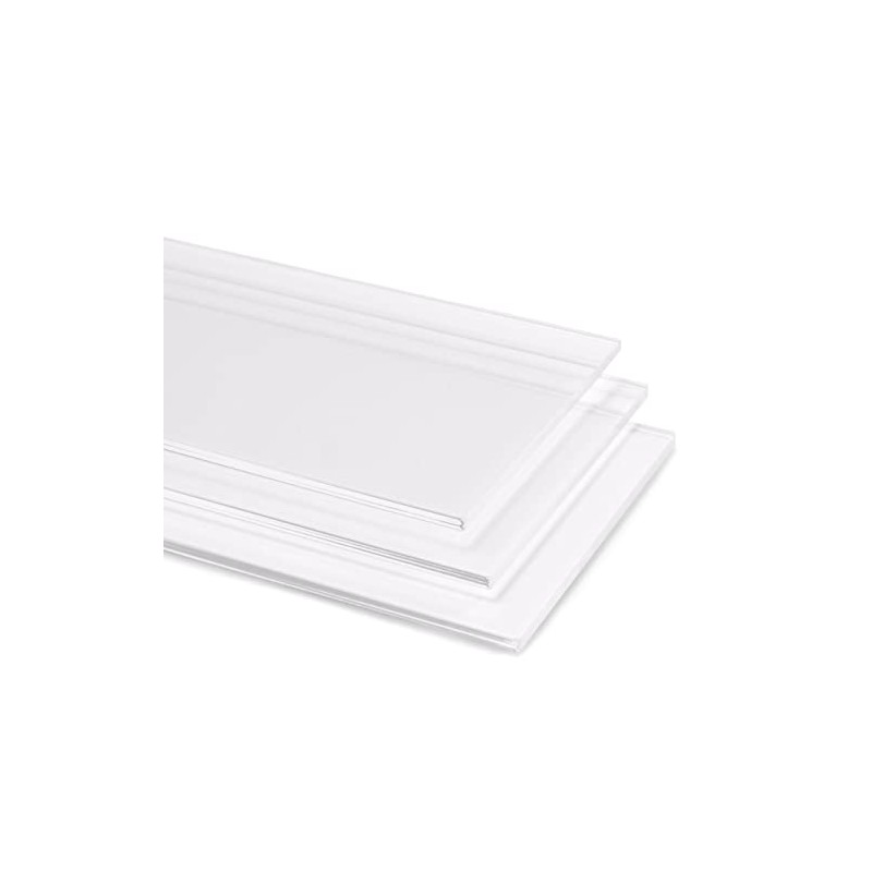 3mm Clear Extruded Acrylic Transparent Gloss Perspex Plexiglas Plastic Sheet