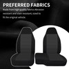 ESMING 2PCS 60/40 High Back Bench Seat Cover for Ford