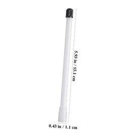 Kichvoe 10pcs Tire Valve Extension Rods Plastic French Valve to Car Adapter Easy Inflation Fit