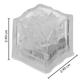 Movasa 12 Cubos Hielo Led Luminoso Multicolor Fiesta