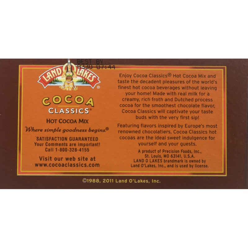 Land O Lakes Cocoa Classics, Raspberry & Chocolate Hot Cocoa