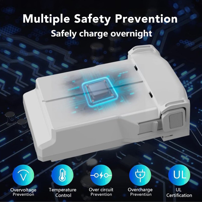 Drone Battery Rechargeable 3850mAh 47 Minutes Flying Time Multiple Prevention