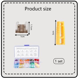 111 PCS Car Fuses Assorted Kit, Fuses Mixed Household UK Car Fuse for RV Truck Motorcycle Boat(FusE Assorted Kit: 20x3A 20x5A 15x7.5A 15x10A 10x15A 10x20A 10x25A 10x30A 1 Fuse Puller)