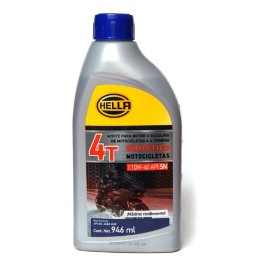 Aceite Sintetico Moto 10w40 946 Ml Hella