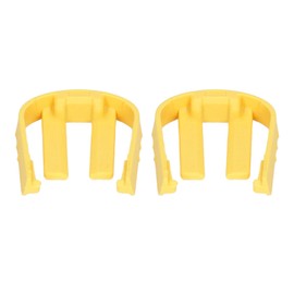 2pcs Pressure Washer Quick Connector Buckle Car Washer C Clip Replacement Part for Karcher K2 K3 K7 (Yellow)