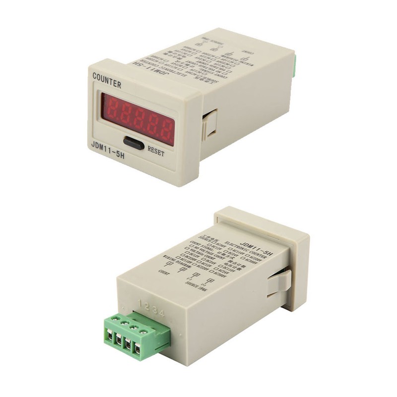 JDM11-5H 5 Digit Display Electronic Accumulating Counter DC 12V