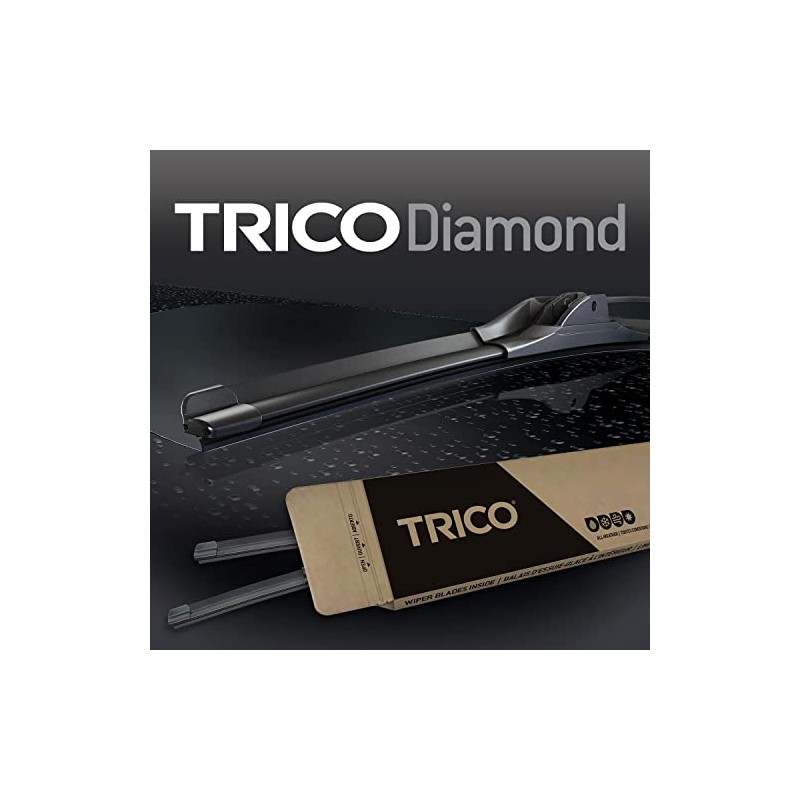 Trico Diamond Limpiaparabrisas 26 + 14 in, Juego de 2,