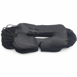 100 Pack Disposable VR Mask Sanitary VR Eye Covers VR Mask for VR Face Mask,Virtual Reality Face Mask Compatible with HTC Vive Pro/PS VR/Gear VR/Oculus Rift Go e altre cuffie Most vr Headset (Black)