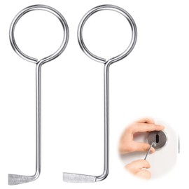 Flintronic Set of 2 Professional Lock Pick Set, Universal Deadlock Key, Universal Key for Room Doors, Locksmith Door Opener Key for Colourful Beard Lock Opener, Professional Locksmith