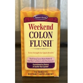 Nature’s Secret Nature's Secret Weekend Colon Flush 16 Tabs Exp 6/2026
