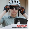 KALIYADI Mens Polarized-Sunglasses Sport Sunglasses: Running Sunglasses Men Women UV400