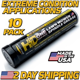 HD Switch 10 Pack X-ONE Premium Heavy Duty High Temperature Red Bearing Grease MADE IN USA