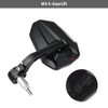 evermotor Motorcycle Handlebar End Mirrors, Motorcycle Mirrors E-Approved, 360° Rotation,