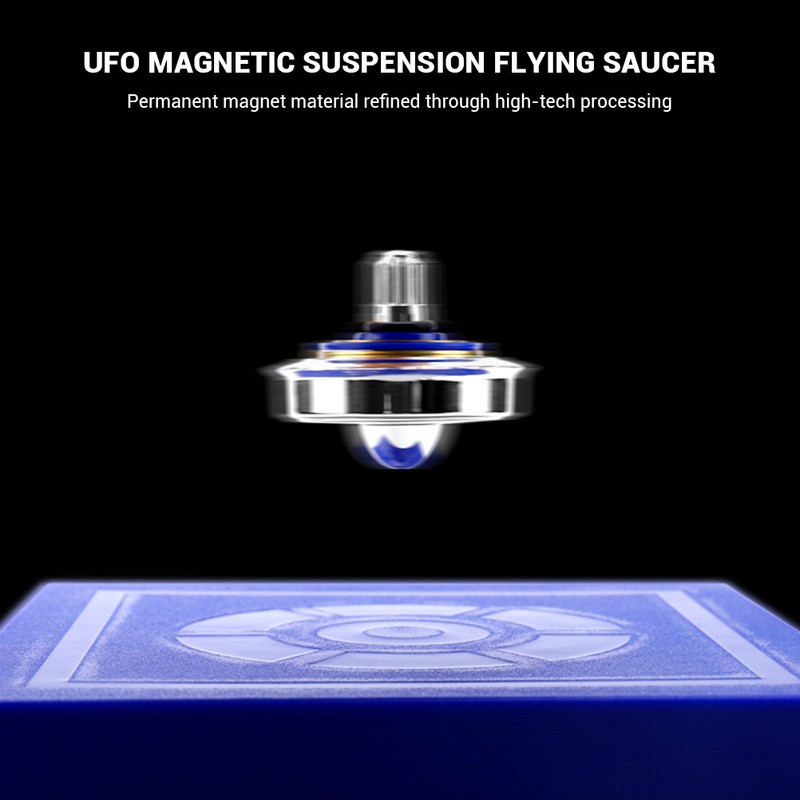 Kids Magnetic Spinning Top Classic Levitation Scope Suspended UFO Floating