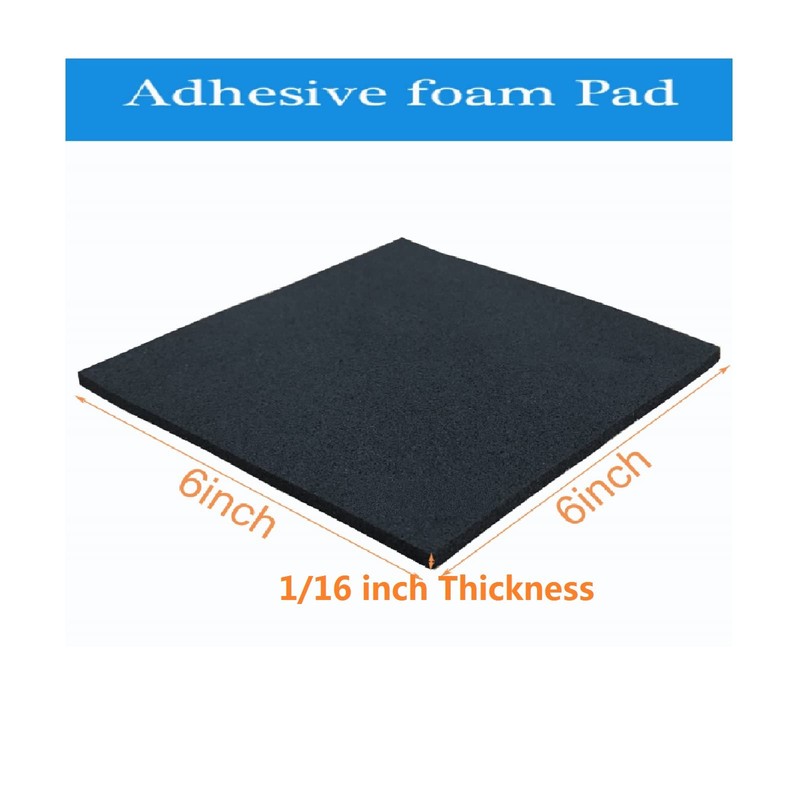 Adhesive Foam Padding, 8 Pieces Neoprene Foam Anti Vibration Pads
