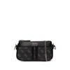 Guess KASINTA DOUBLE ZIP POUCH, Plain (cmtcoalmulti), Size N, Jewelless
