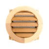 Miller Shingle Round Clear Cedar Vent, Recessed Mount - 12