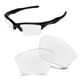 AOZAN ANSI Z87.1 Replacement Lenses Compatible with Oakley Half Jacket 2.0 XL OO9153 Sunglasses, High definition transparency