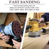Qjaiune 25PCS 5 Inch Sanding Discs Hook and Loop 400