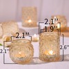 NITIME 36 Pcs Assorted Gold Votive Candle Holders, Tea Light
