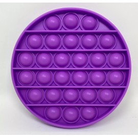 RiteAV Fidget Silicone Sensory Toy Purple Circle