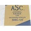 ASC 508C - 1/4" Galvanized Staples Box Of 5000 Lot